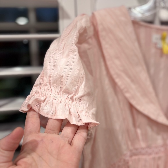 Mable Babydoll Dress Pink Sz Medium - Picture 7 of 11